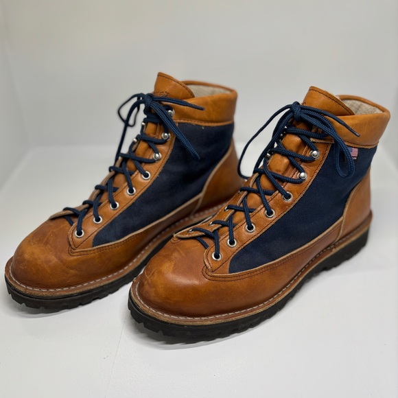 Danner Light Cascade Boots Men’s 10.5 EE USA made Leather & Canvas Hiking Boots - Picture 2 of 15